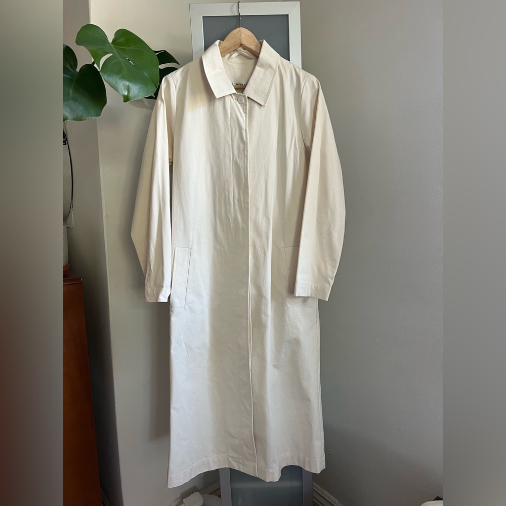 Classic Cream Trench Coat